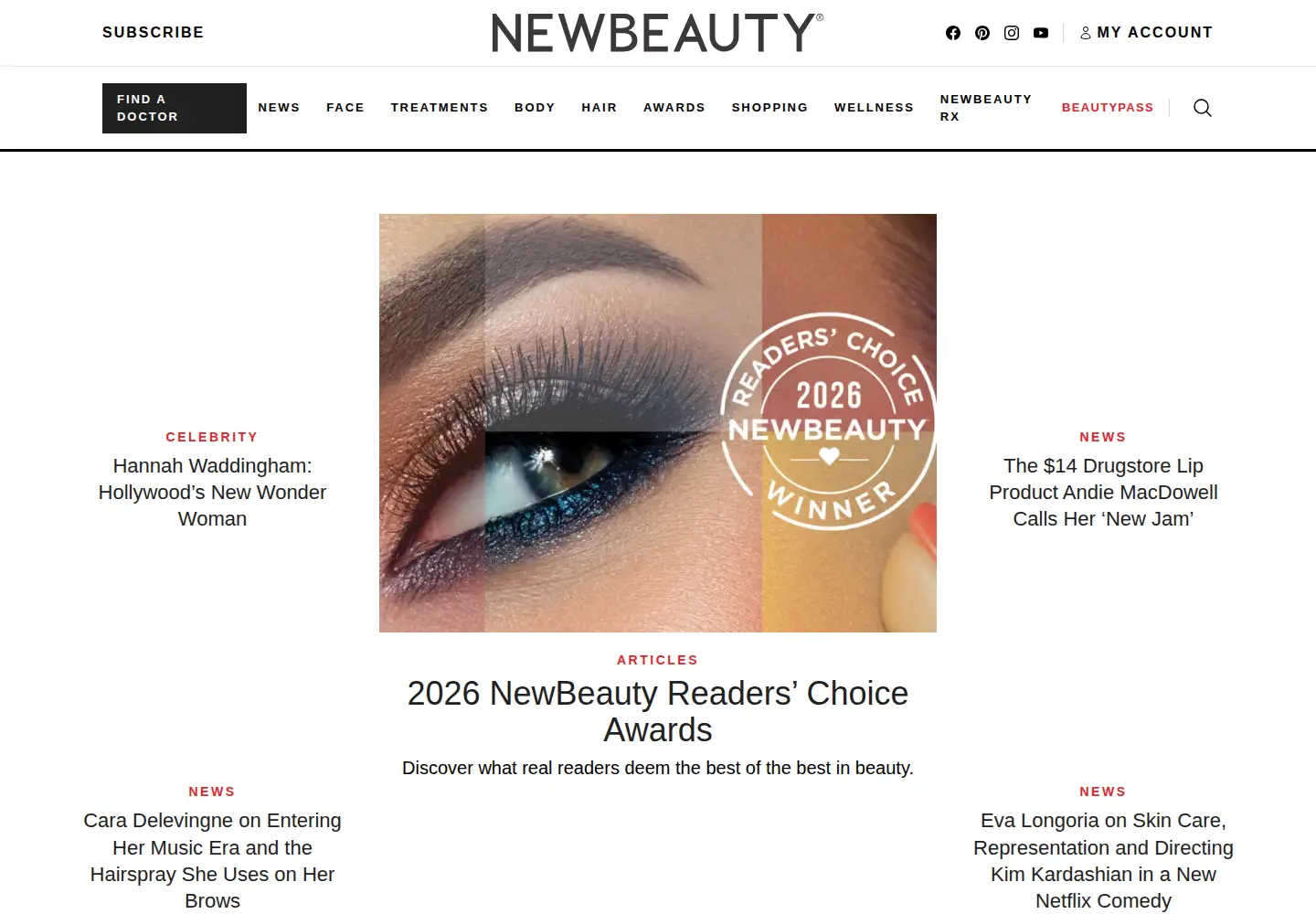 Screenshot of newbeauty.com