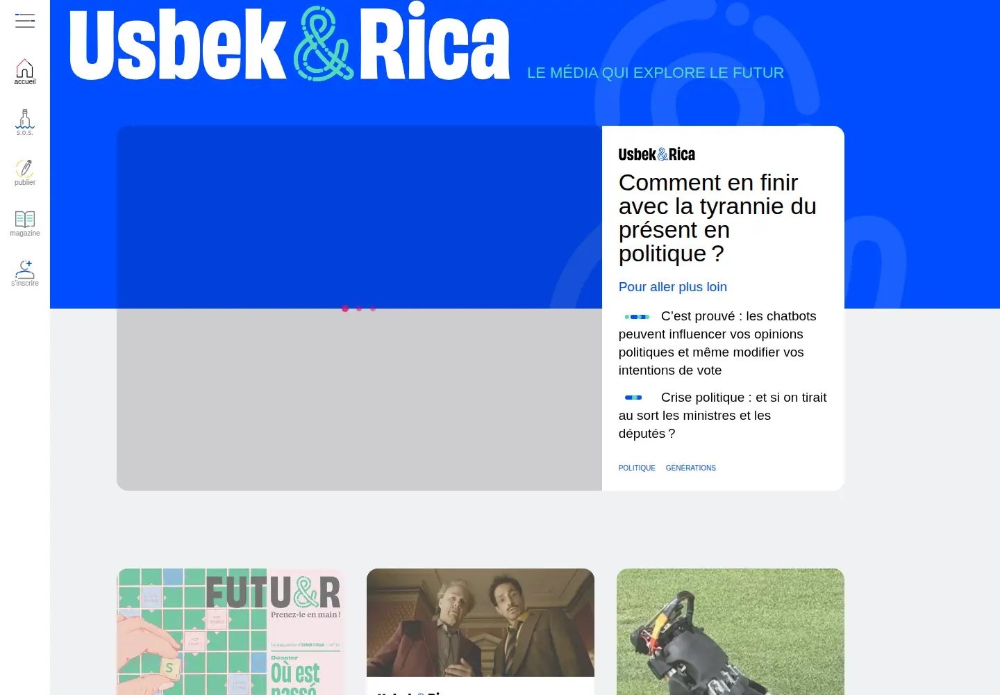 Screenshot of usbeketrica.com