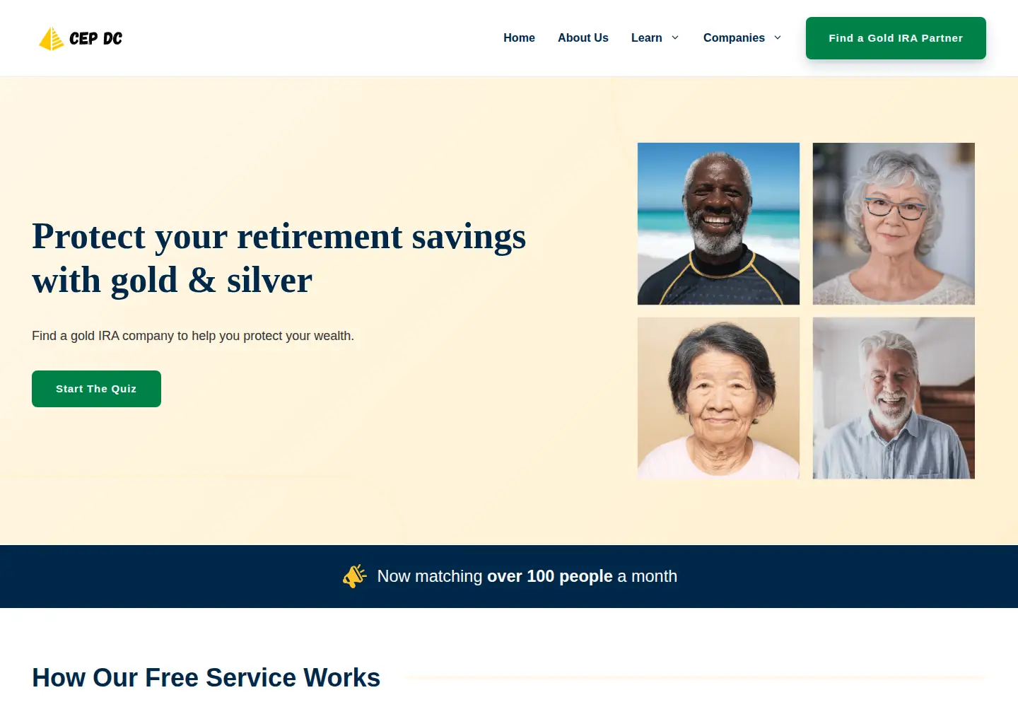 Screenshot of cep-dc.org