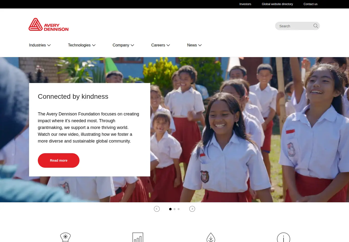 Screenshot of averydennison.com