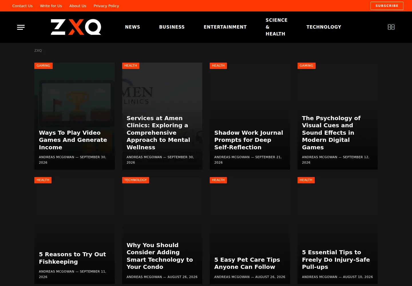 Screenshot of zxq.net
