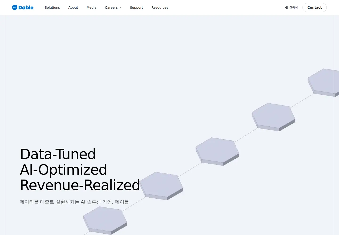 Screenshot of dable.io