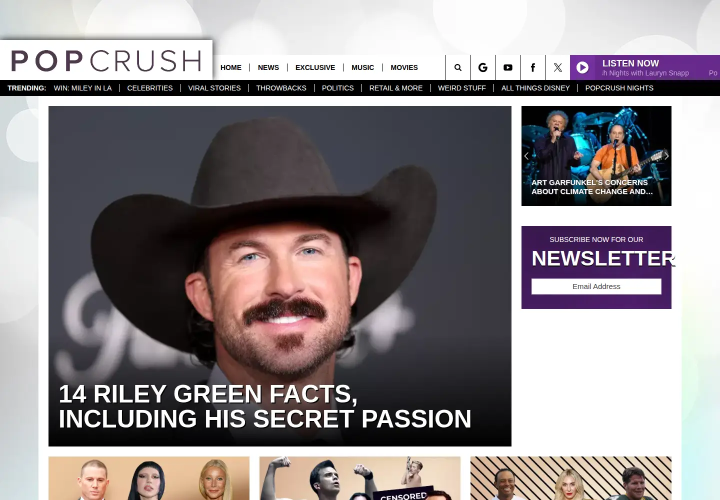 Screenshot of popcrush.com