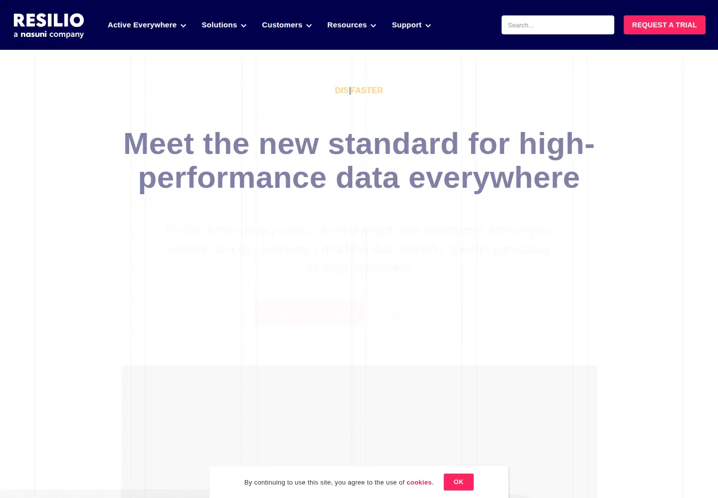 Screenshot of resilio.com