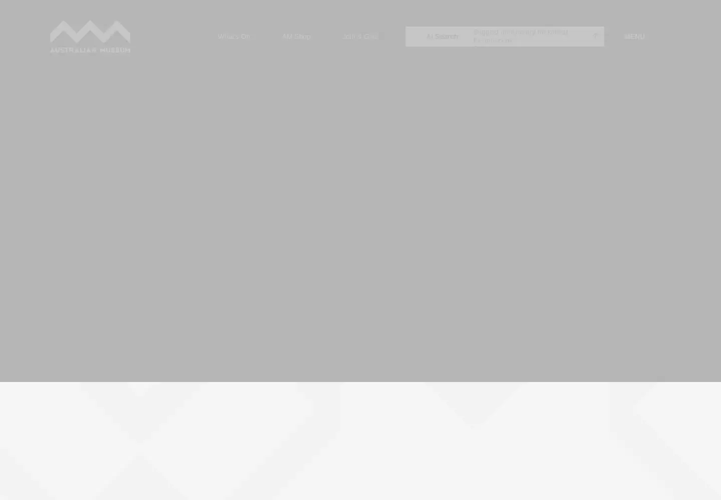 Screenshot of australianmuseum.net.au
