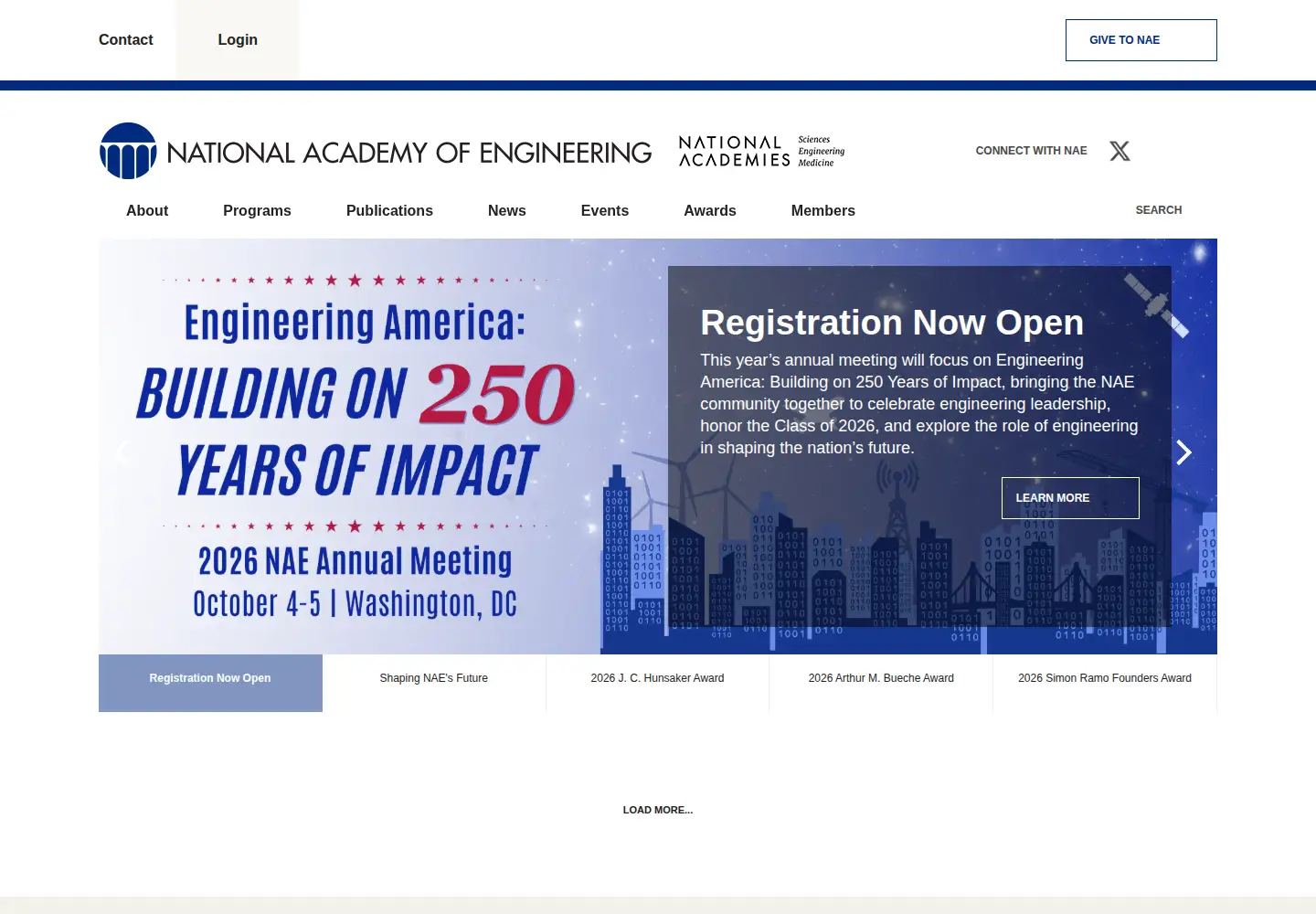 Screenshot of nae.edu
