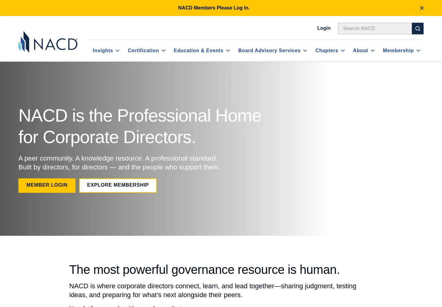 Screenshot of nacdonline.org