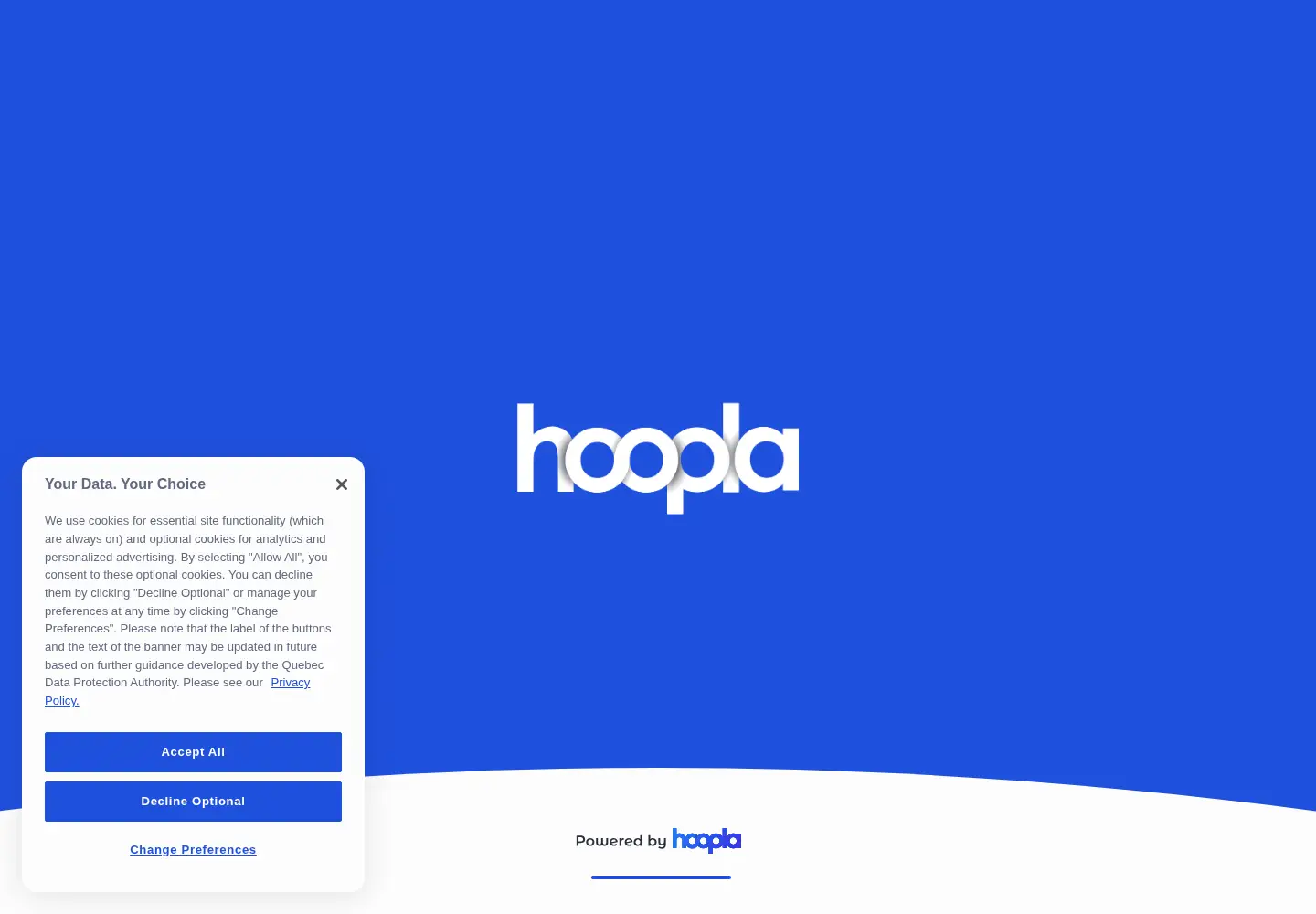 Screenshot of hoopladigital.com