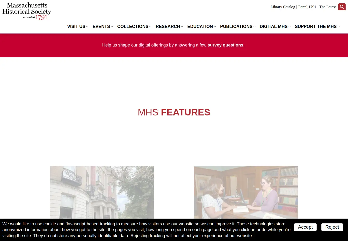 Screenshot of masshist.org
