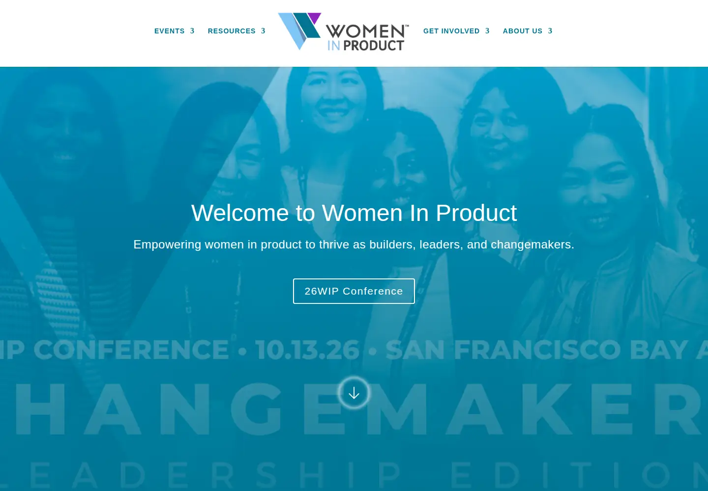 Screenshot of womenpm.org