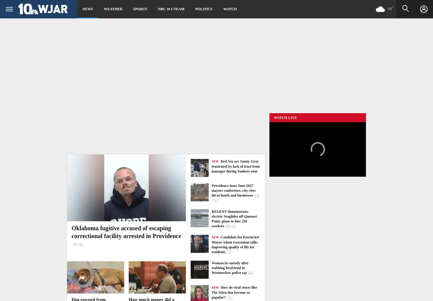 Screenshot of turnto10.com