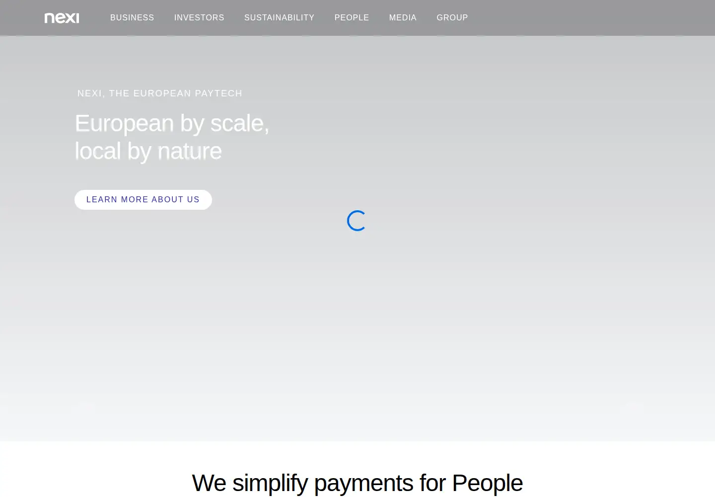 Screenshot of nexigroup.com