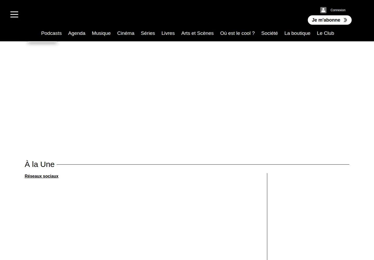 Screenshot of lesinrocks.com