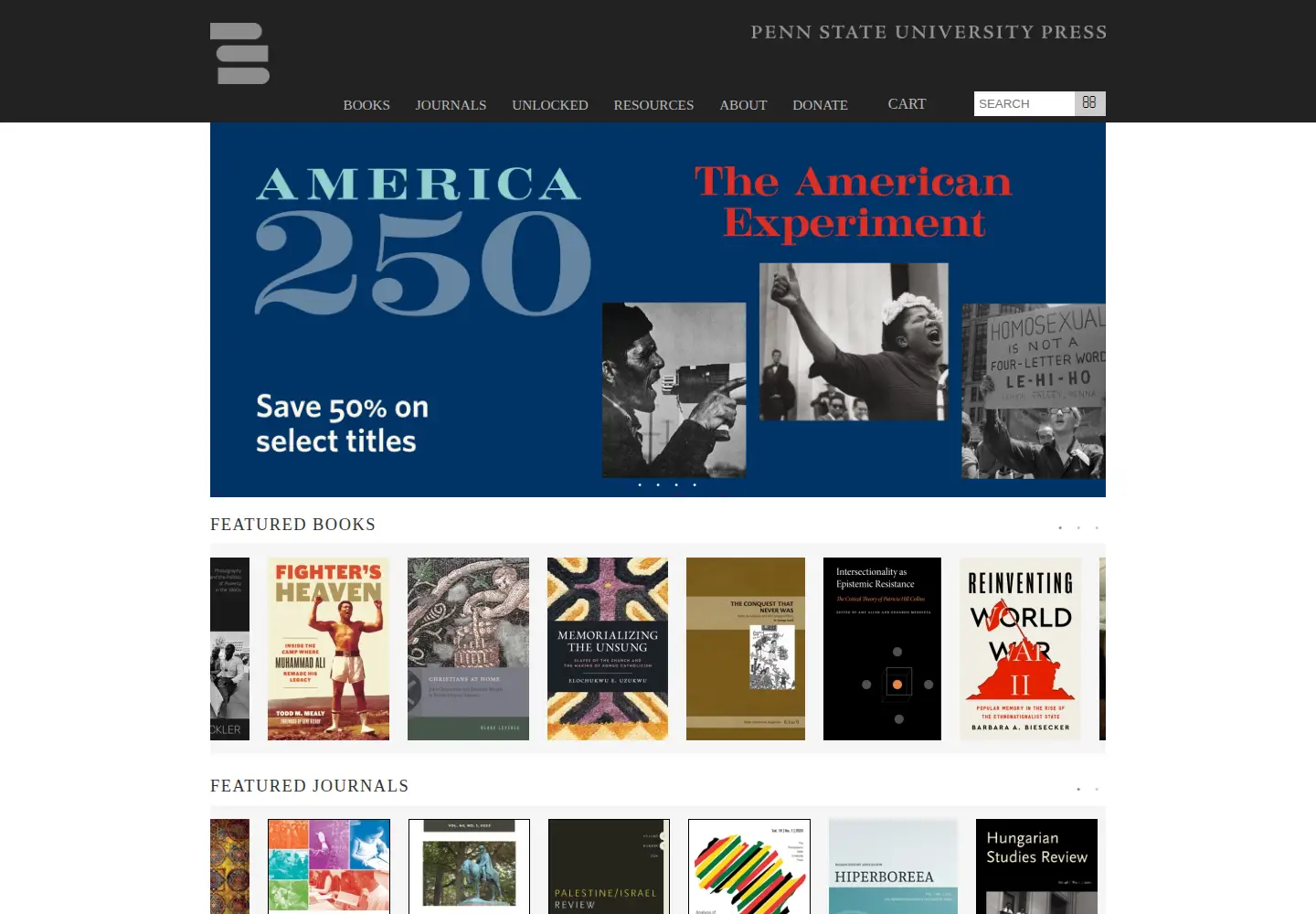 Screenshot of psupress.org