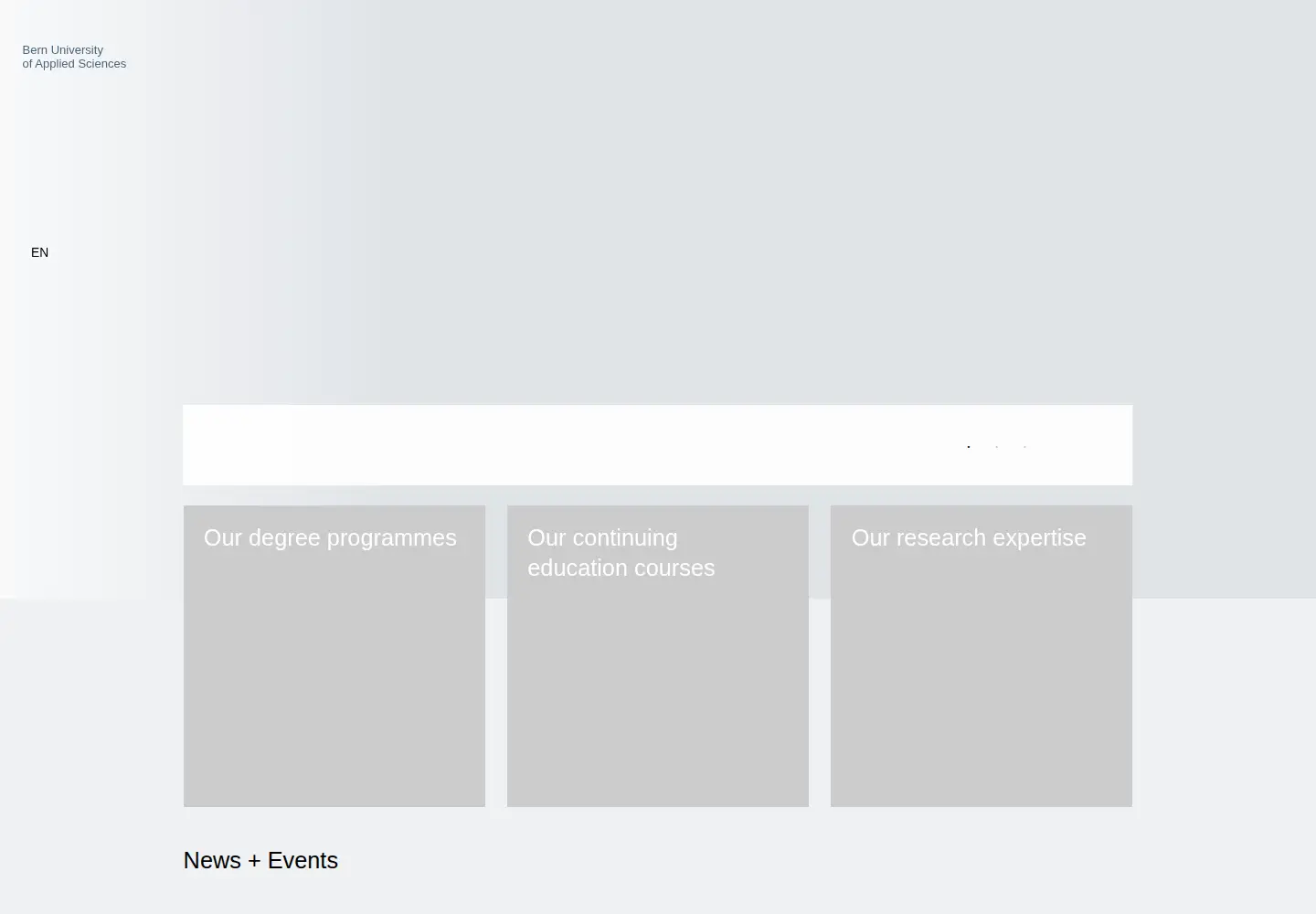 Screenshot of bfh.ch