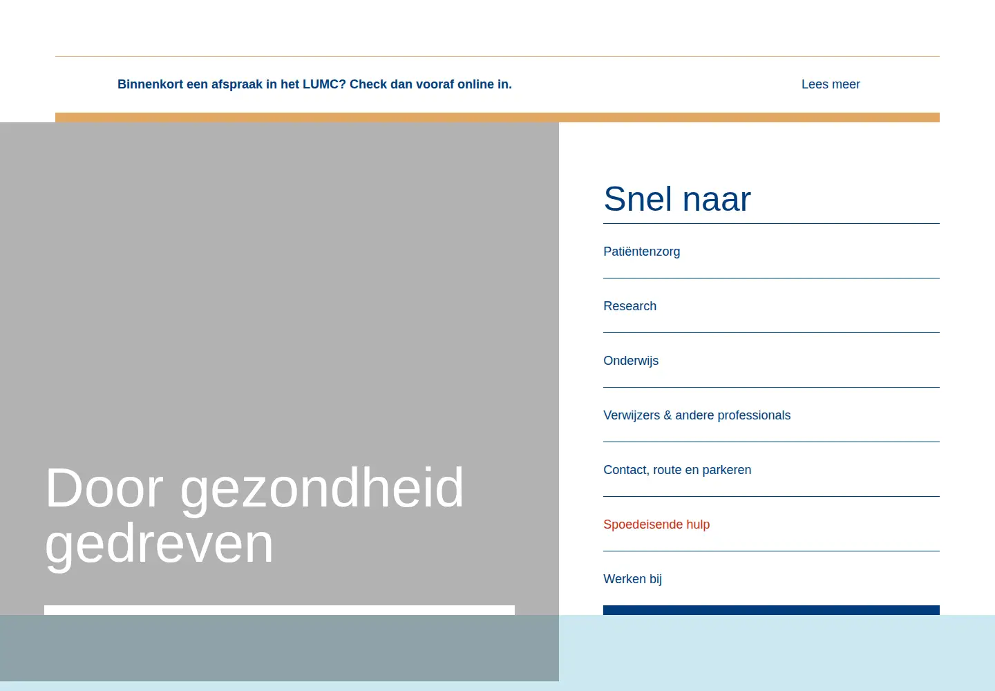 Screenshot of lumc.nl