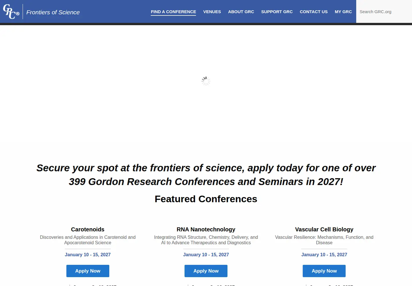 Screenshot of grc.org