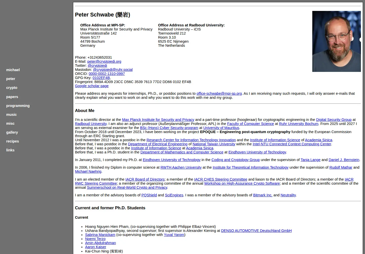 Screenshot of cryptojedi.org