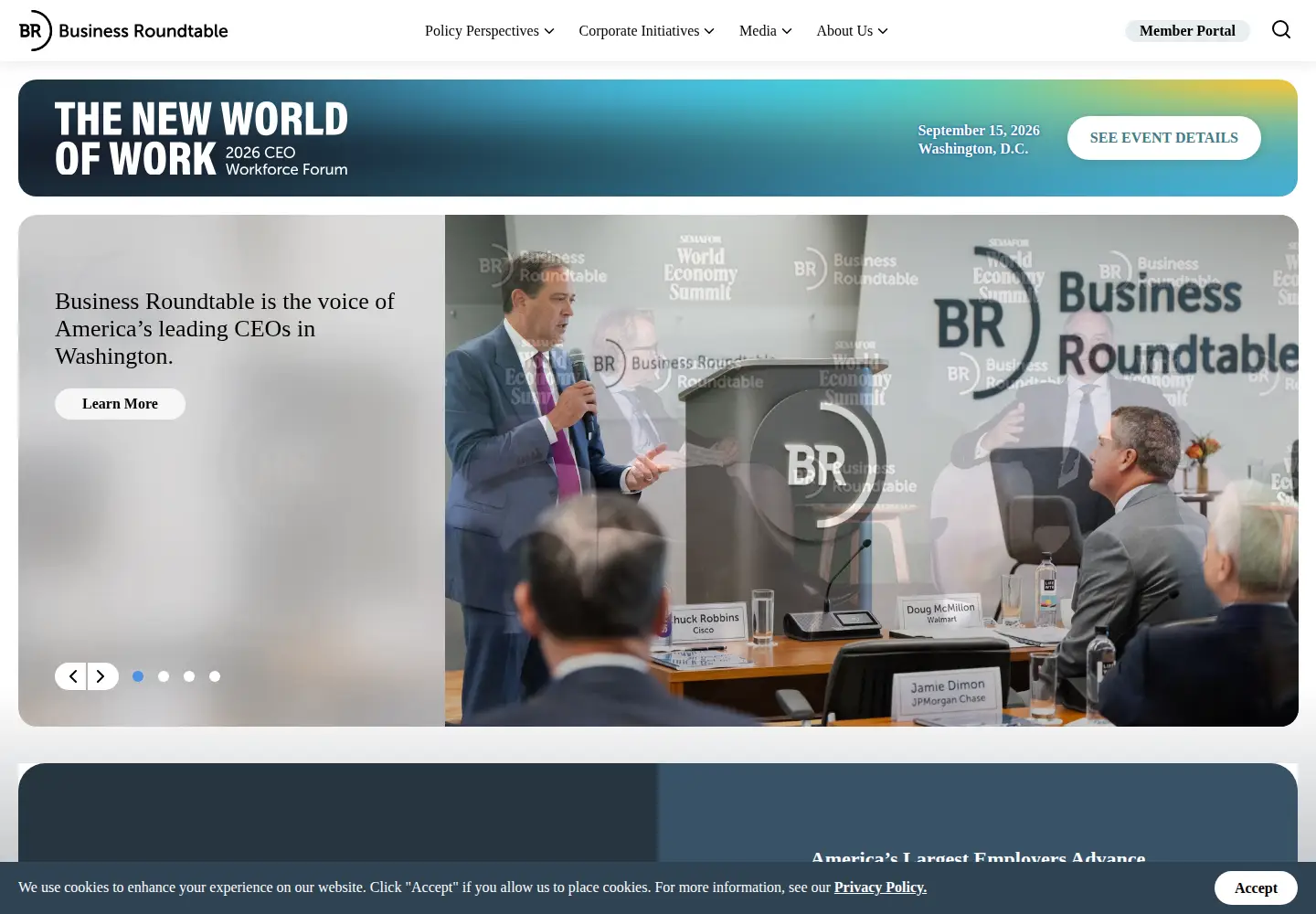 Screenshot of businessroundtable.org