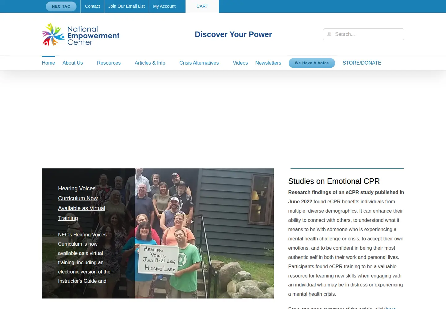 Screenshot of power2u.org