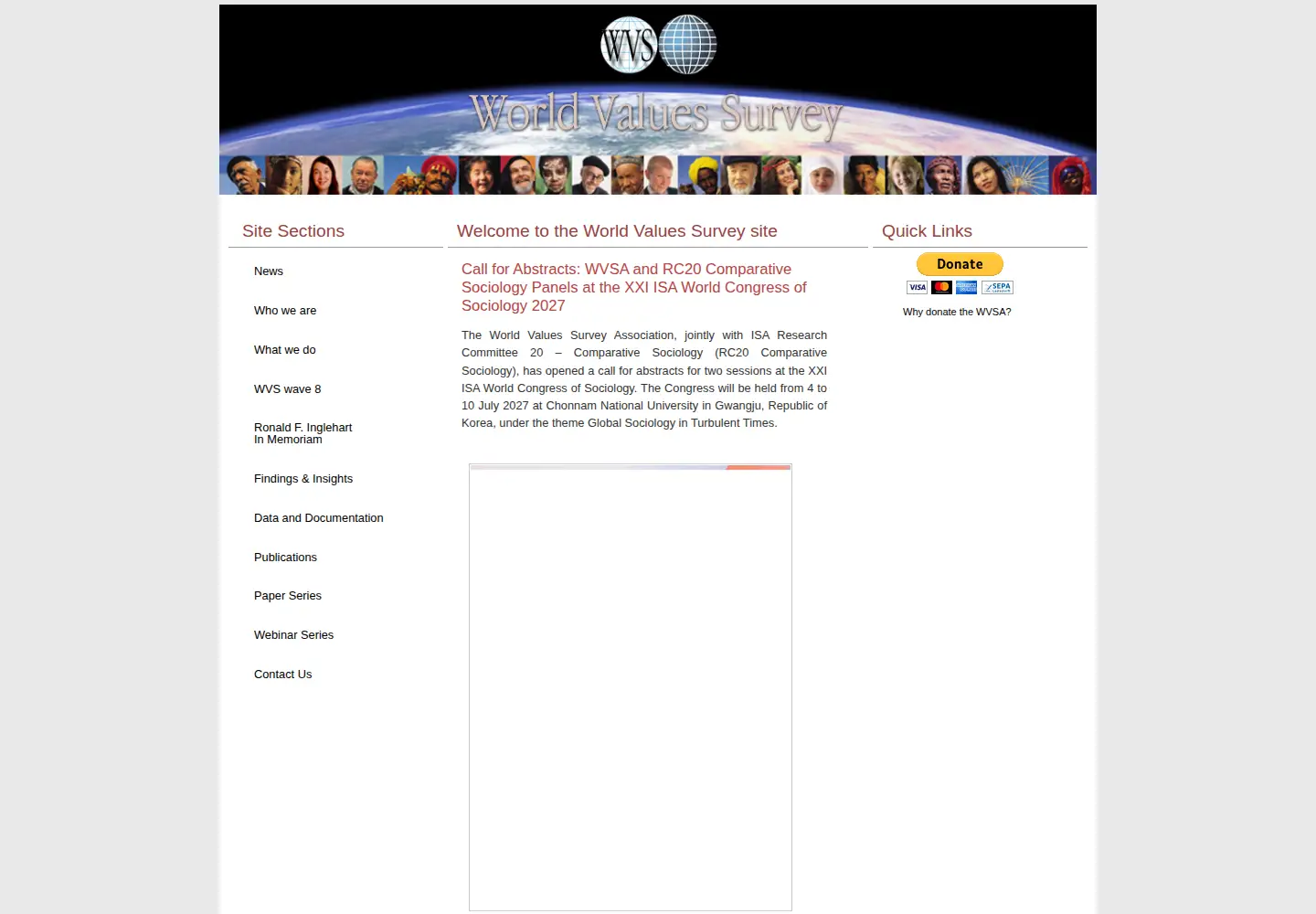 Screenshot of worldvaluessurvey.org
