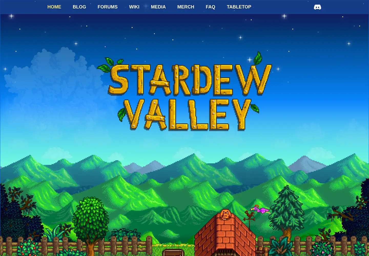 Screenshot of stardewvalley.net