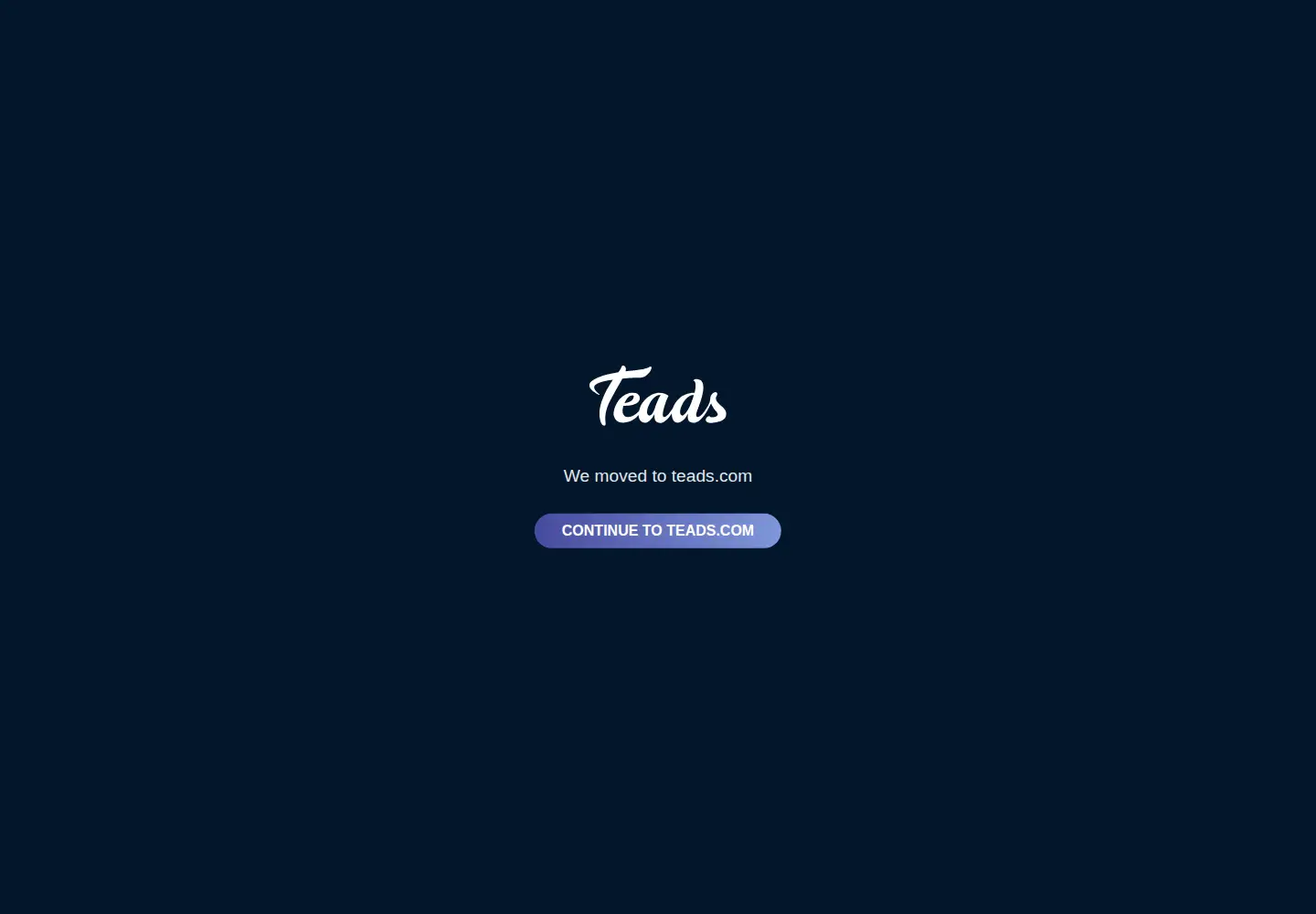 Screenshot of teads.tv