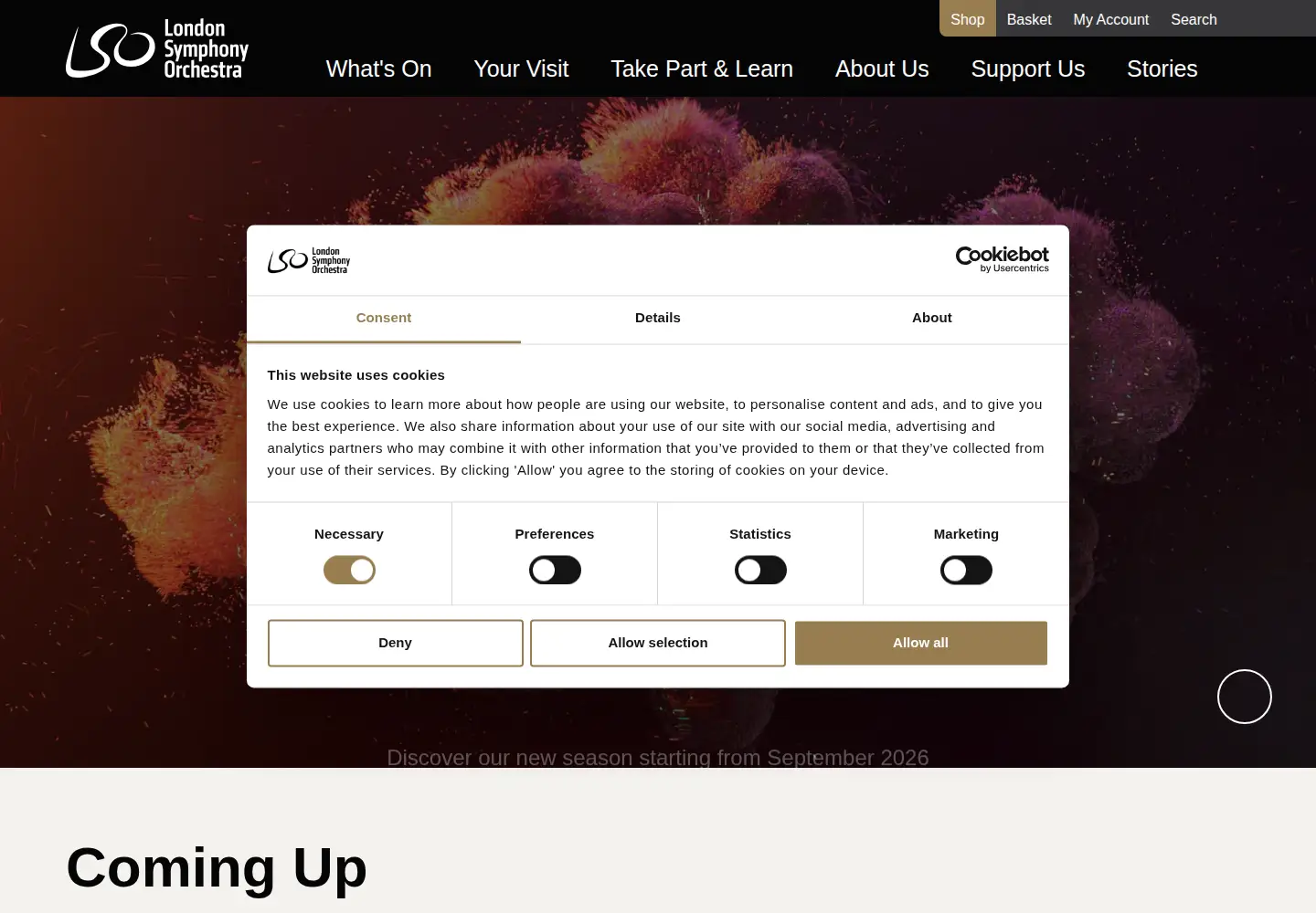 Screenshot of lso.co.uk