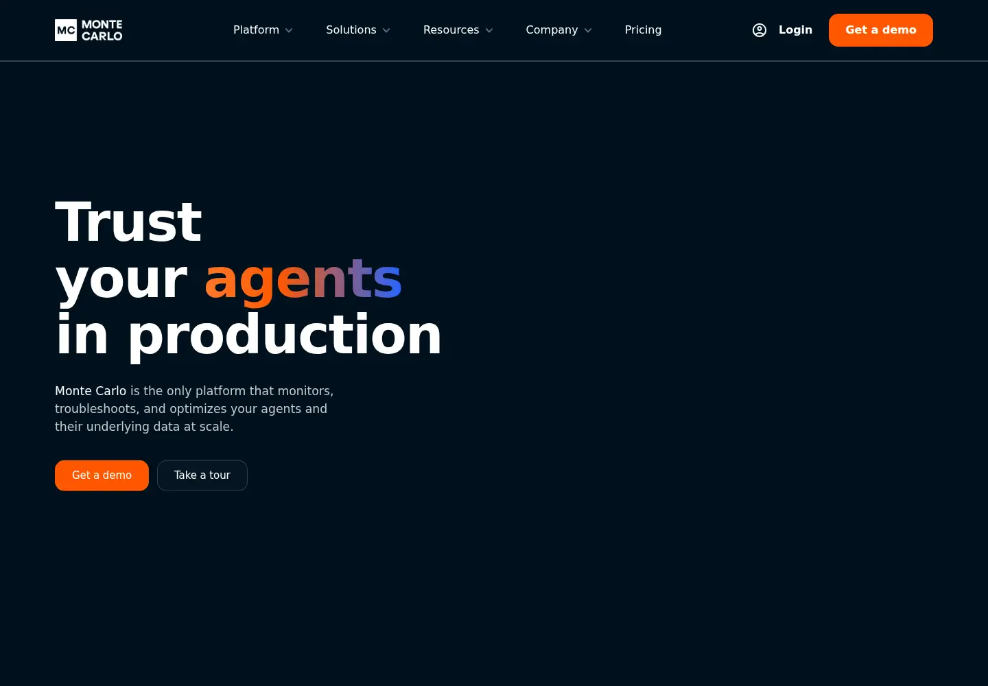 Screenshot of montecarlodata.com