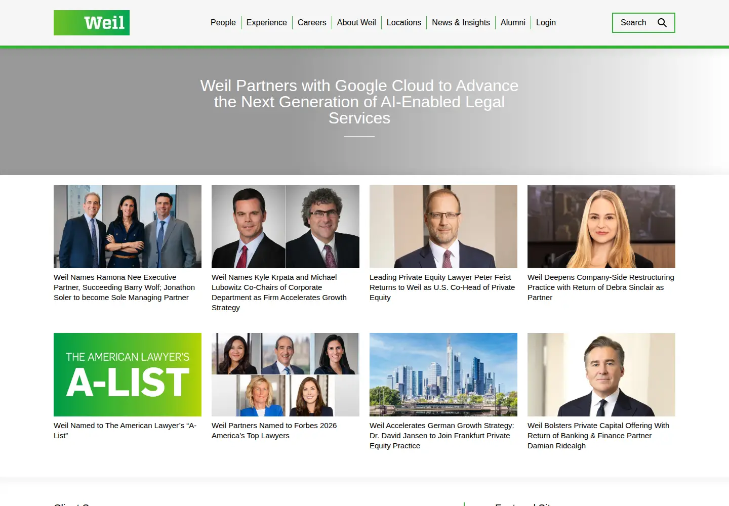 Screenshot of weil.com