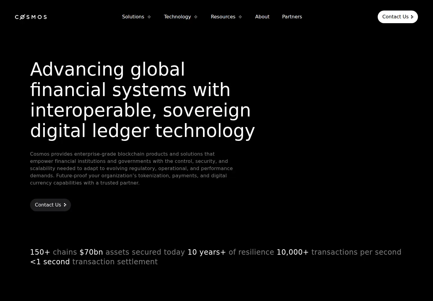 Screenshot of cosmos.network