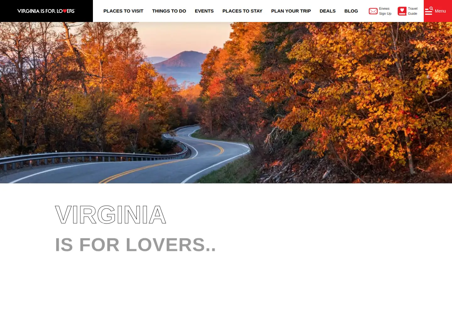 Screenshot of virginia.org
