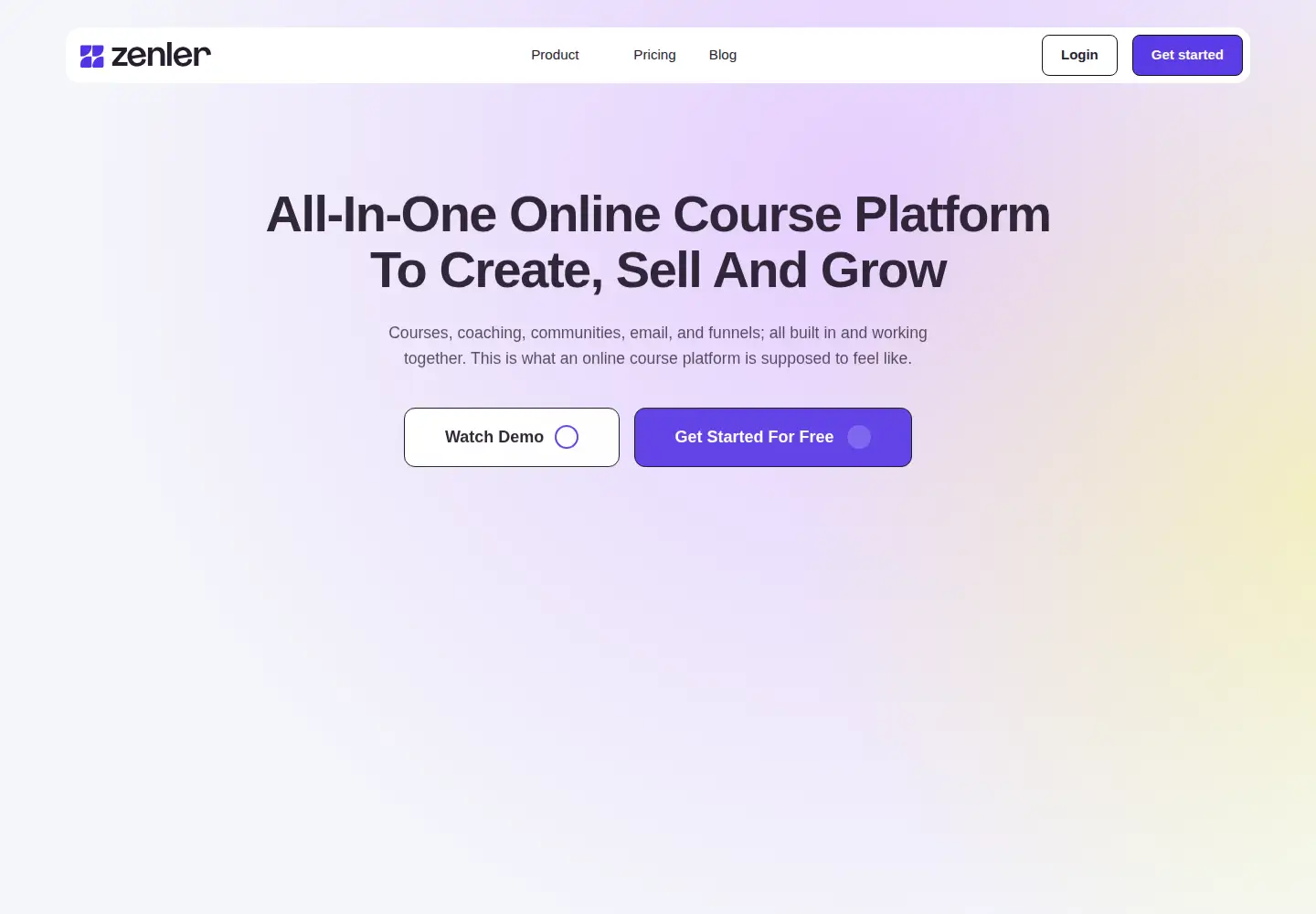 Screenshot of newzenler.com