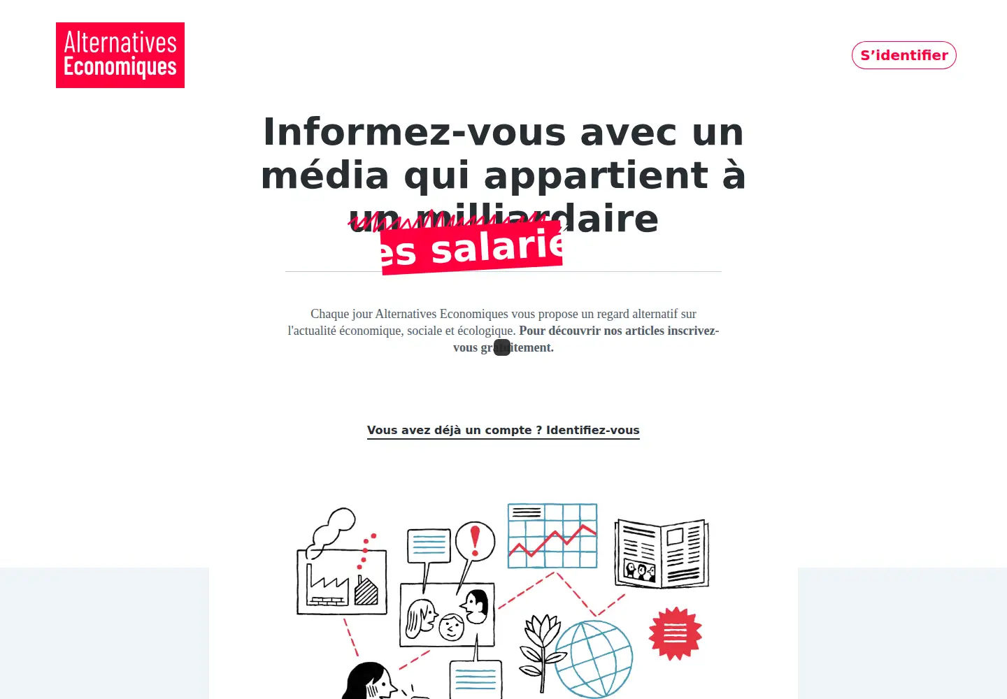 Screenshot of alternatives-economiques.fr