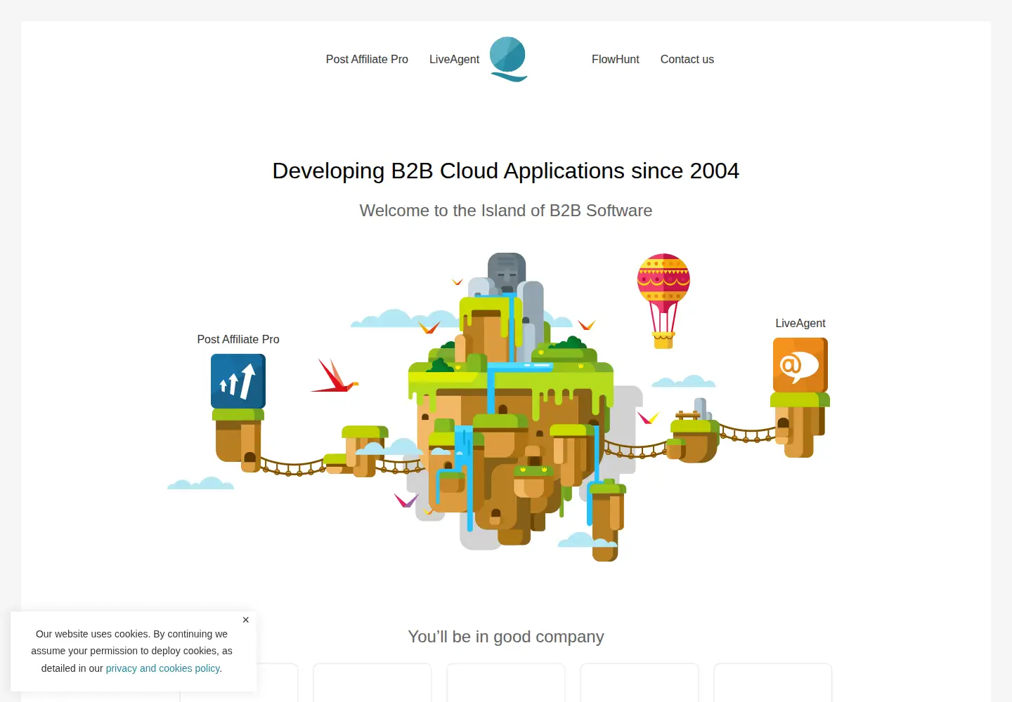 Screenshot of qualityunit.com
