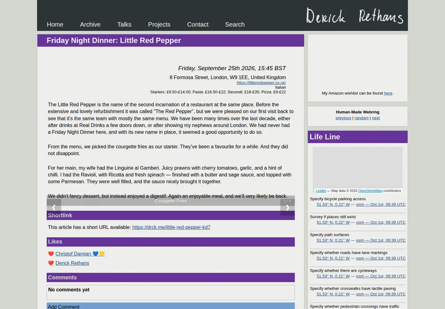 Screenshot of derickrethans.nl