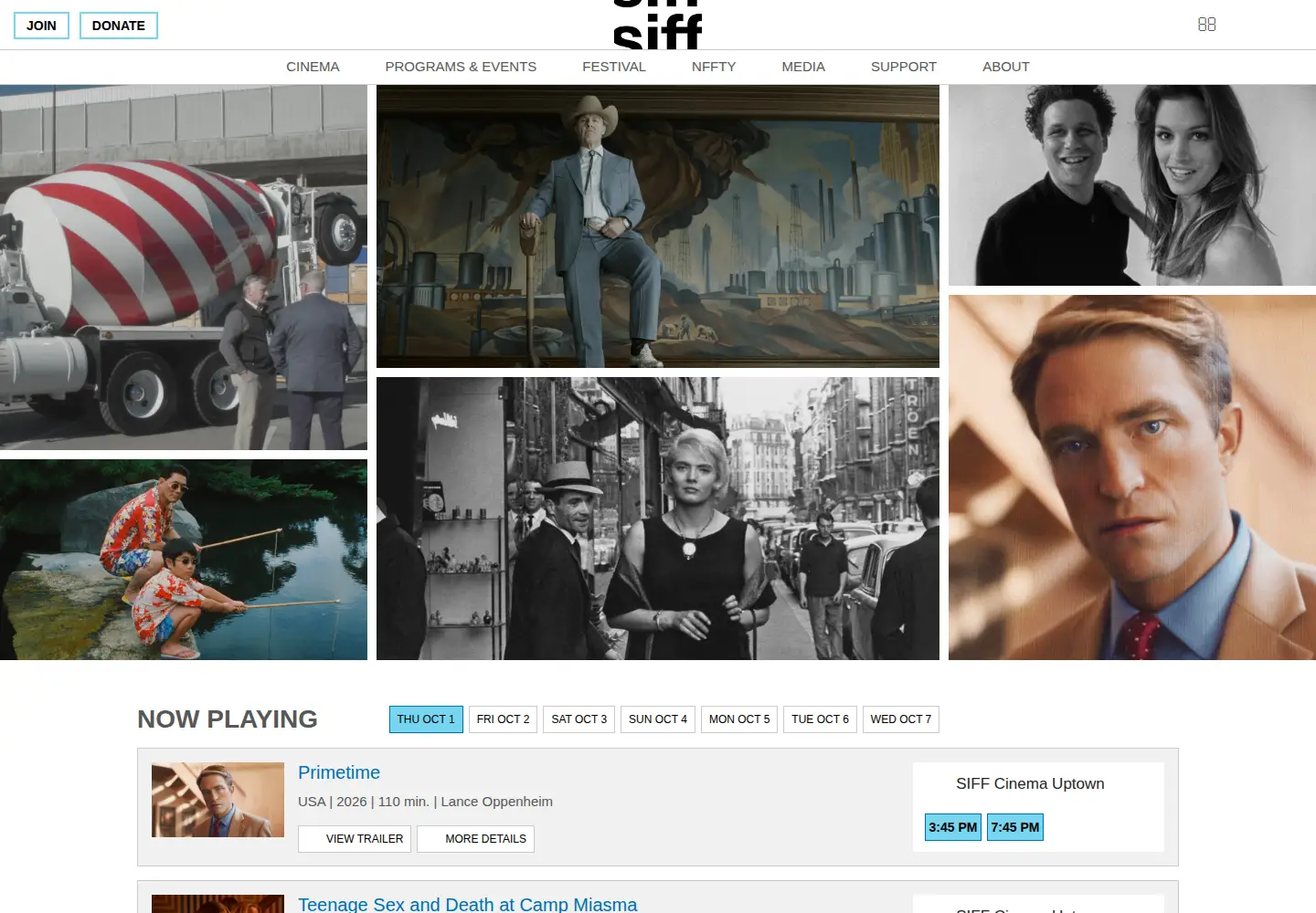 Screenshot of siff.net