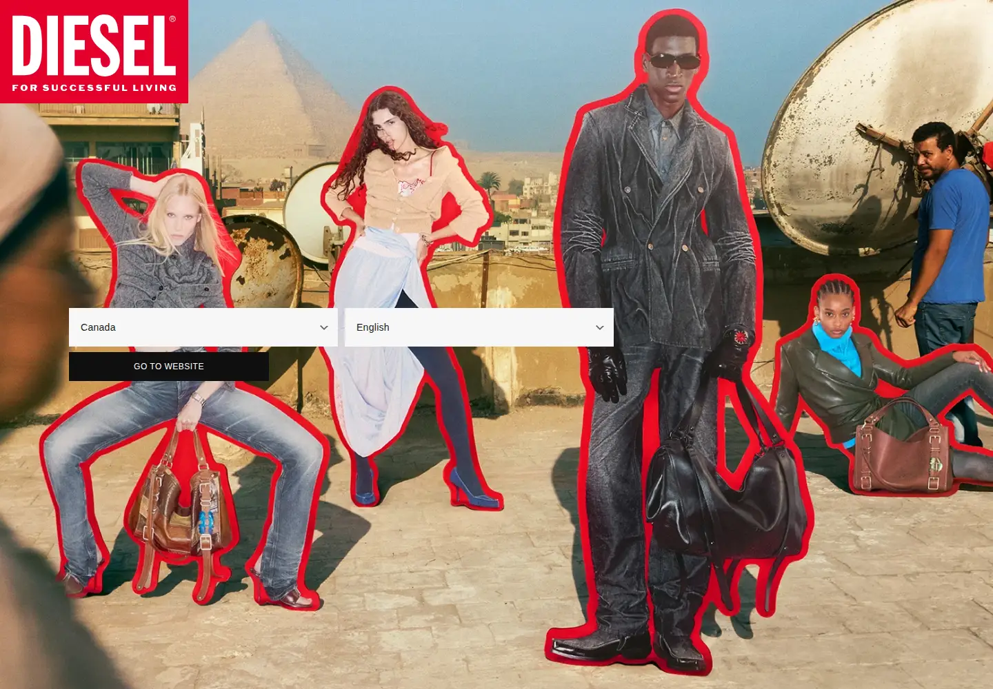 Screenshot of diesel.com