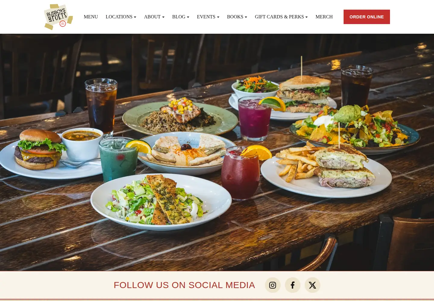 Screenshot of busboysandpoets.com