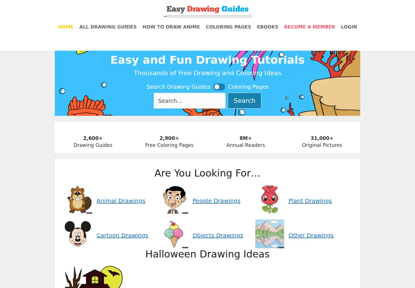 Screenshot of easydrawingguides.com