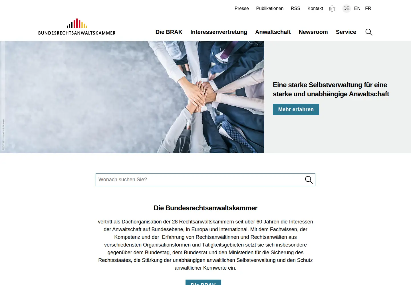 Screenshot of brak.de