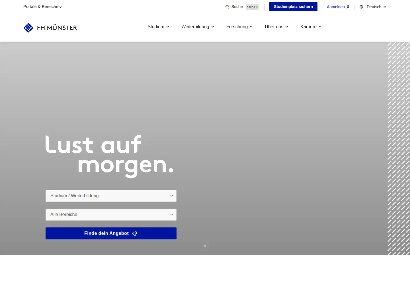 Screenshot of fh-muenster.de