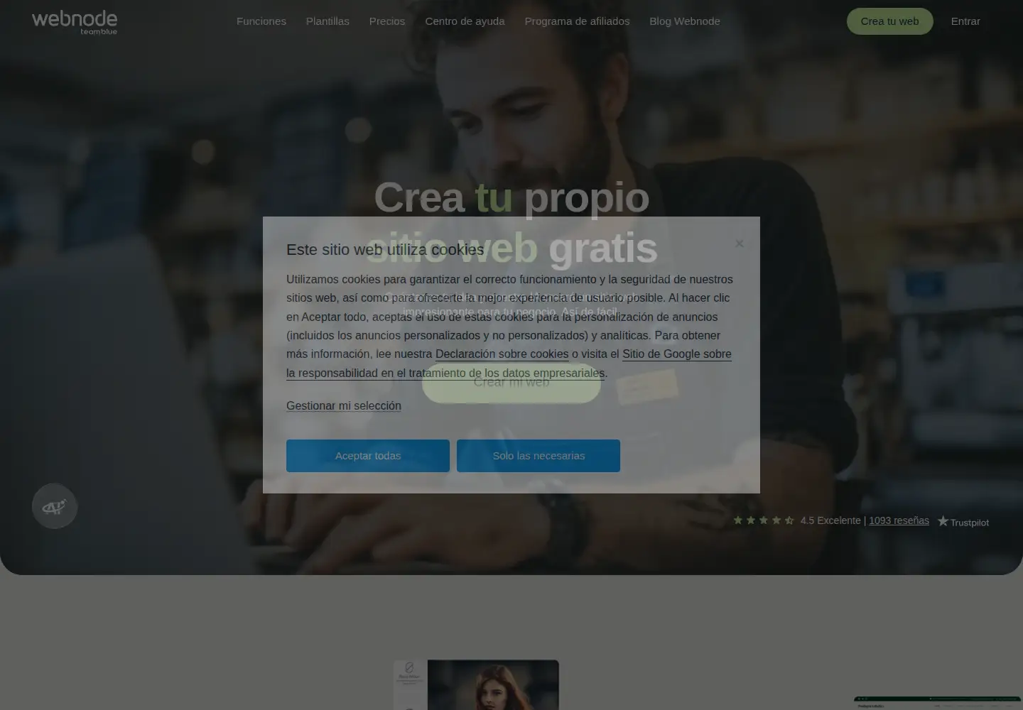 Screenshot of webnode.es