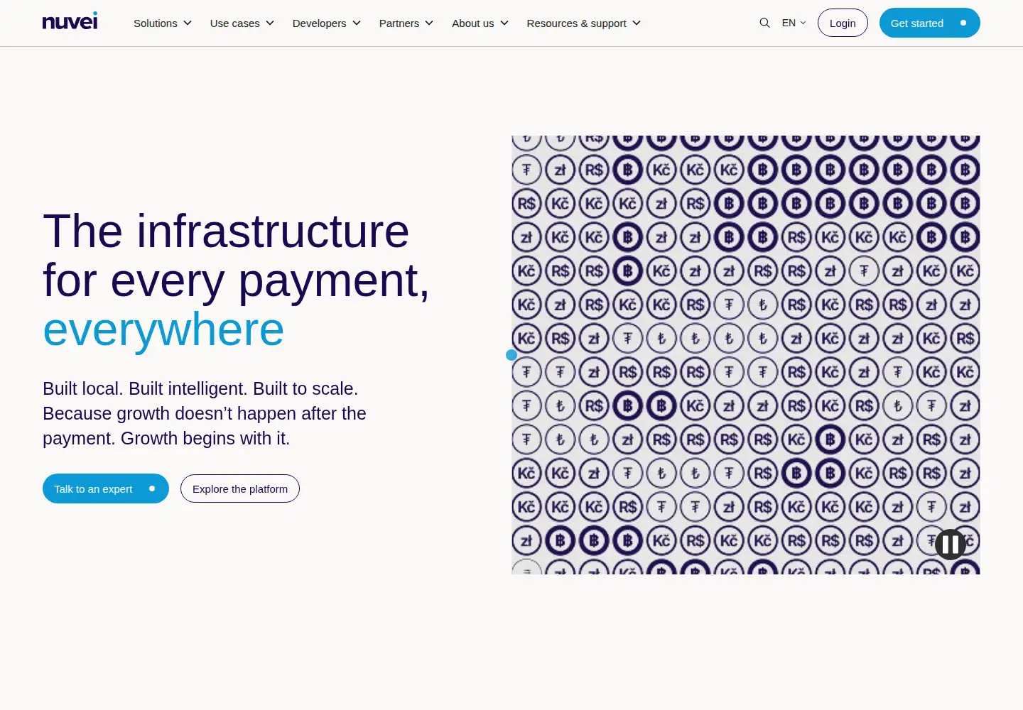 Screenshot of nuvei.com