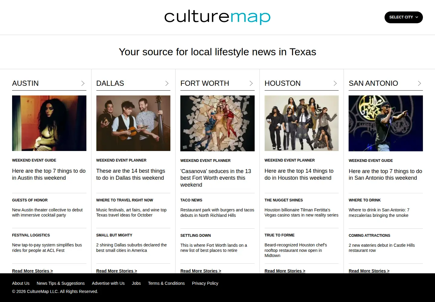 Screenshot of culturemap.com
