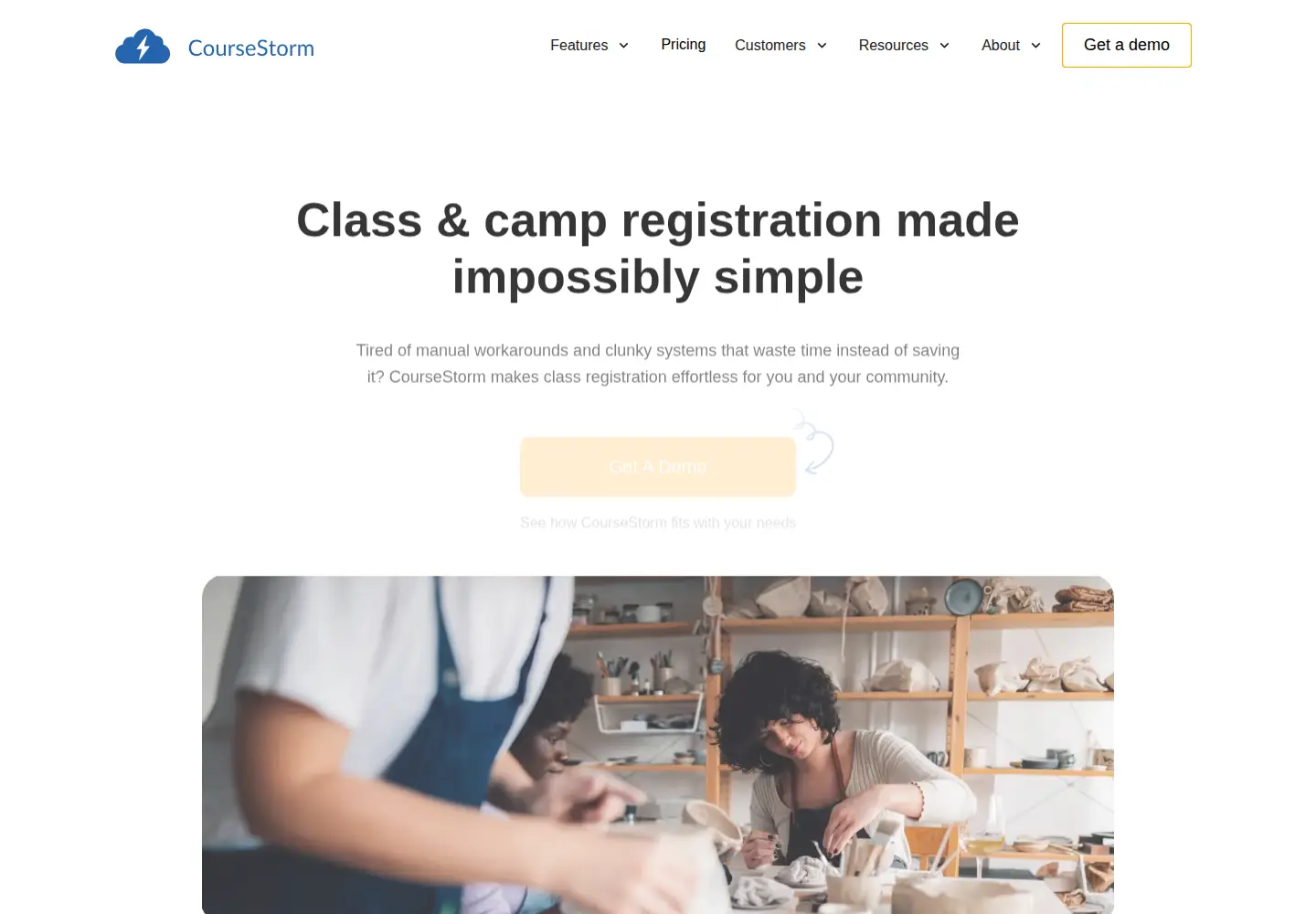 Screenshot of coursestorm.com