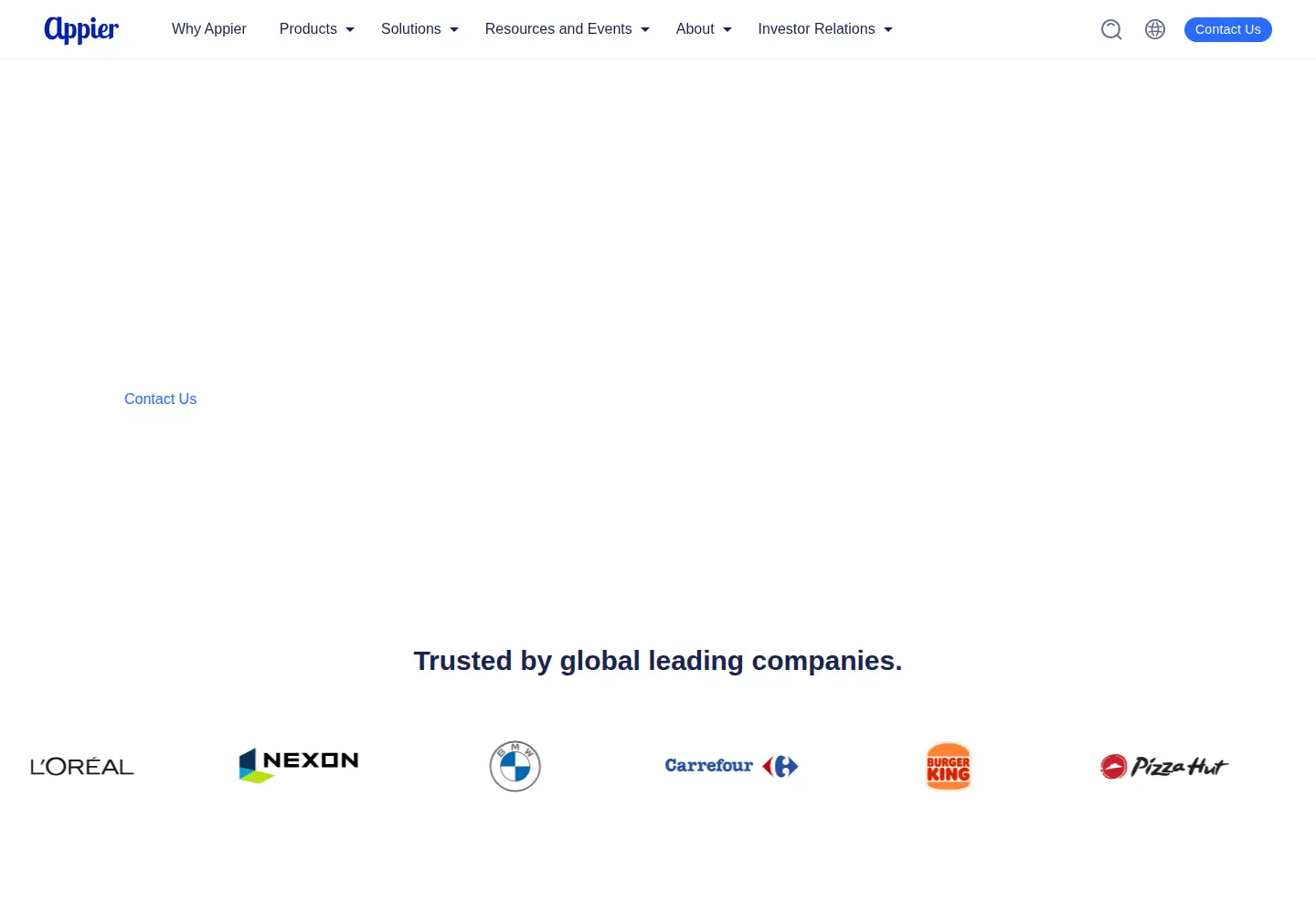 Screenshot of appier.com