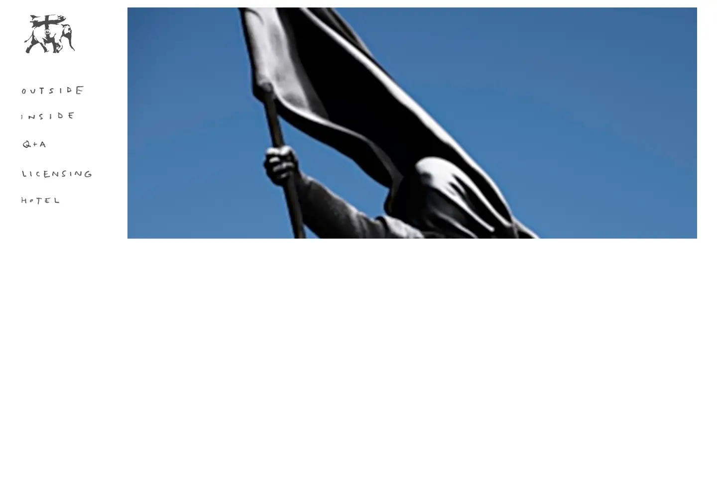 Screenshot of banksy.co.uk