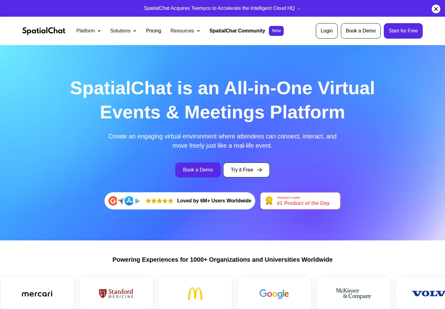 Screenshot of spatial.chat