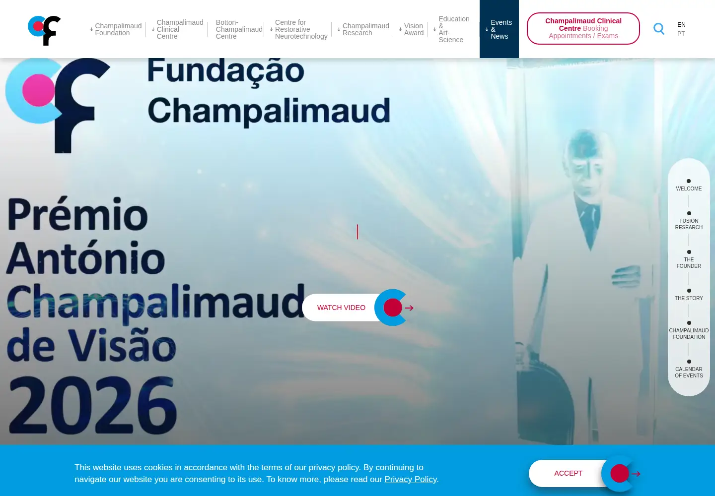 Screenshot of fchampalimaud.org